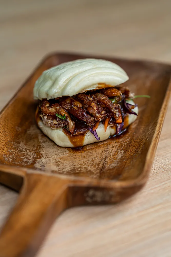 Bao al Vapor al restaurant vietnamita Kiu Nam a Barcelona