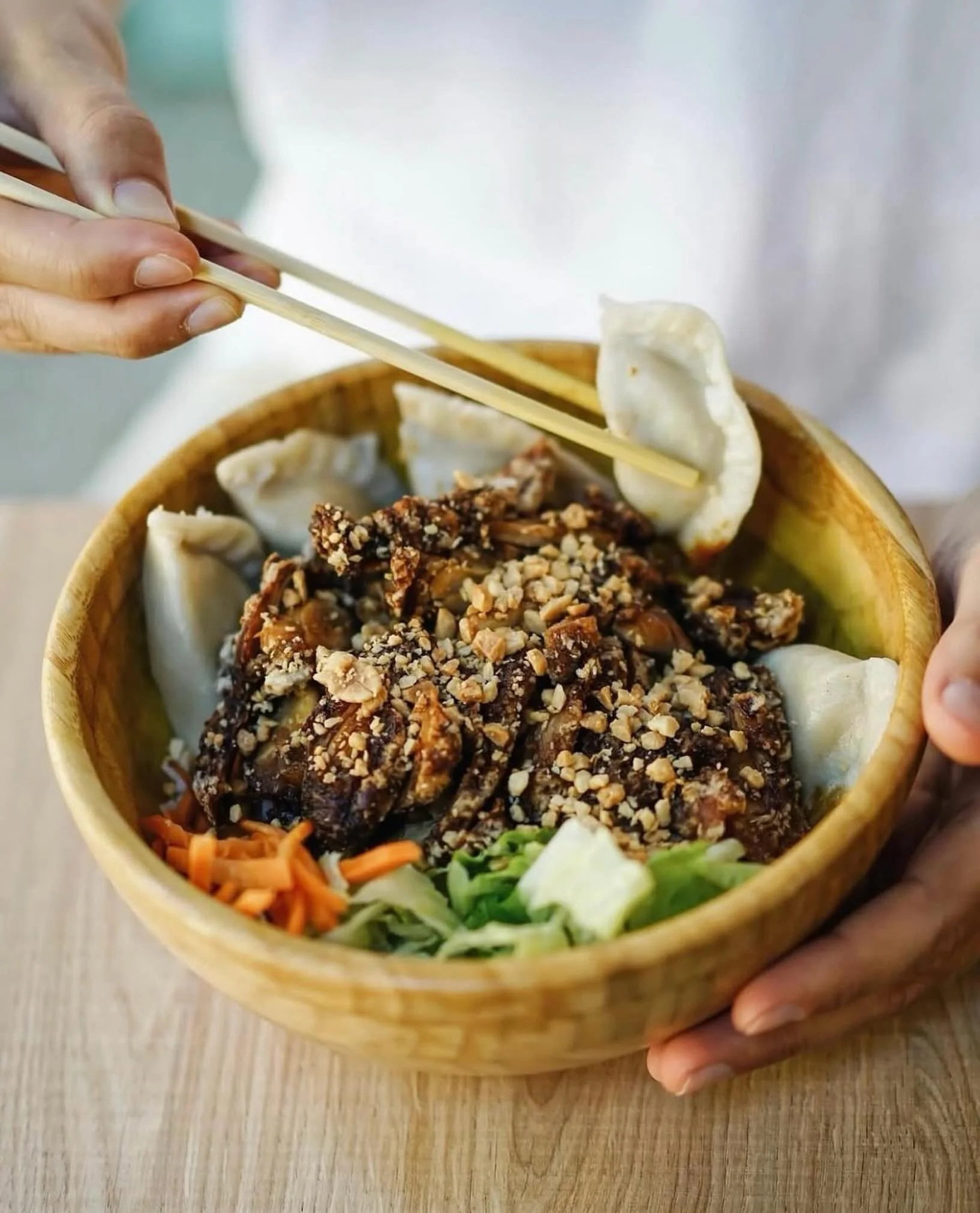 Pollastre Fregit Lemongrass al restaurant vietnamita Kiu Nam a Barcelona